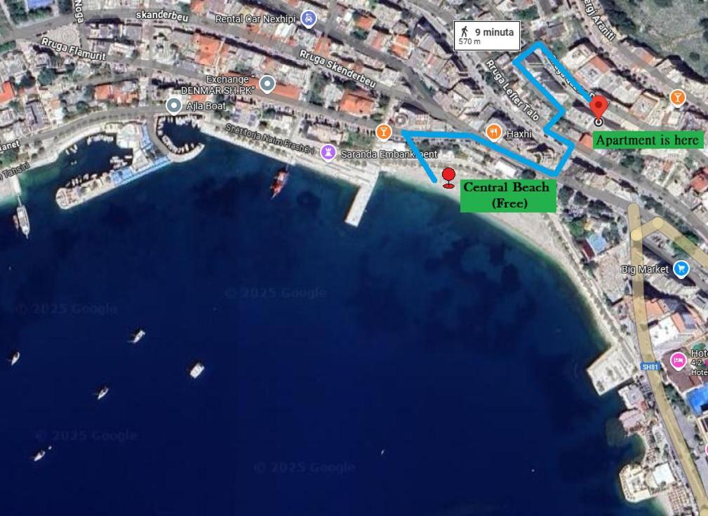 Your Comfy Apartment Sarande Ngoại thất bức ảnh
